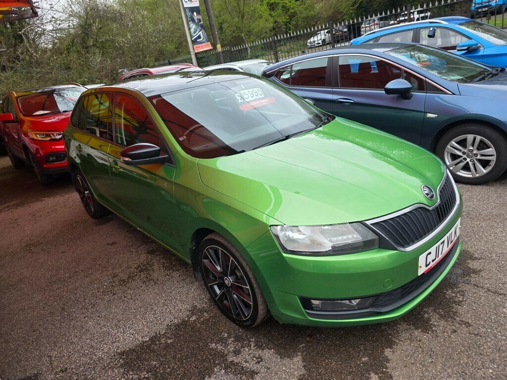 Skoda Rapid Spaceback Se Sport Tsi Hatchback CJ17VLK Green #4