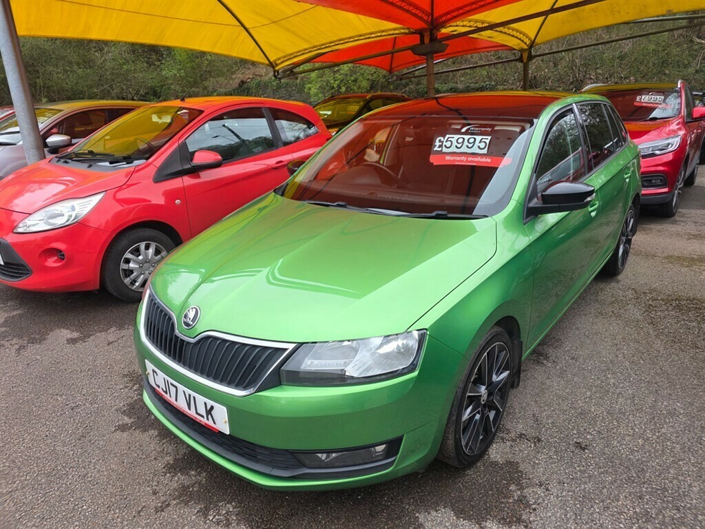 Skoda Rapid Spaceback Se Sport Tsi Hatchback CJ17VLK Green #6