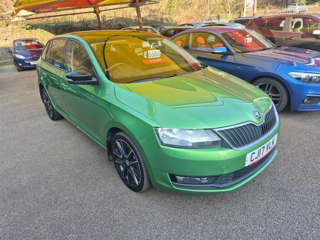 Skoda Rapid Spaceback Se Sport Tsi Hatchback CJ17VLK Green #2