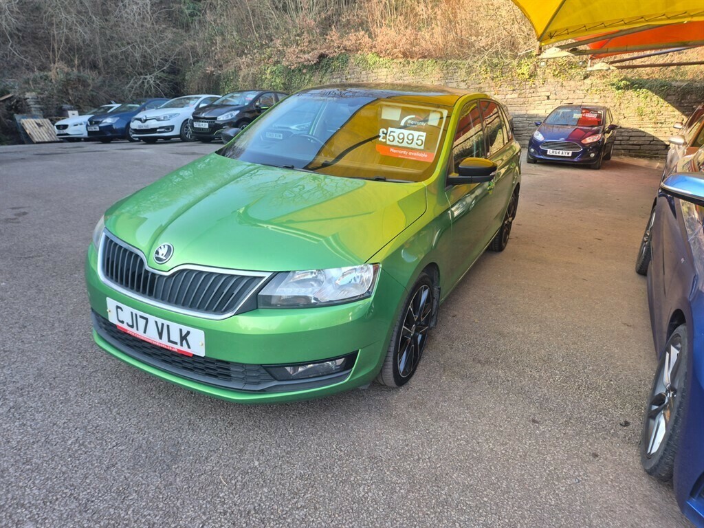 Skoda Rapid Spaceback Se Sport Tsi Hatchback Green