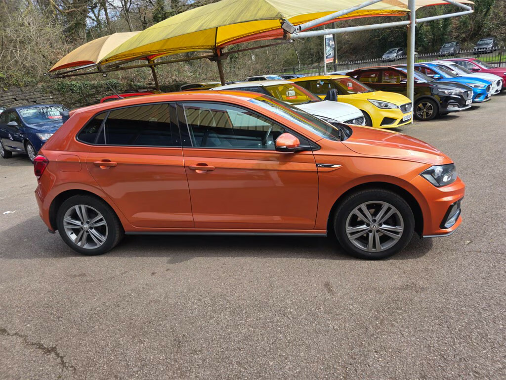 Volkswagen Polo R-line Tsi Hatchback MD19YXP Orange #3