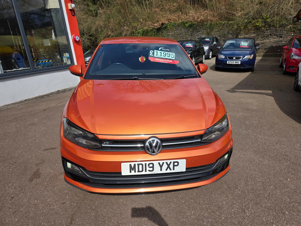 Volkswagen Polo R-line Tsi Hatchback MD19YXP Orange #2