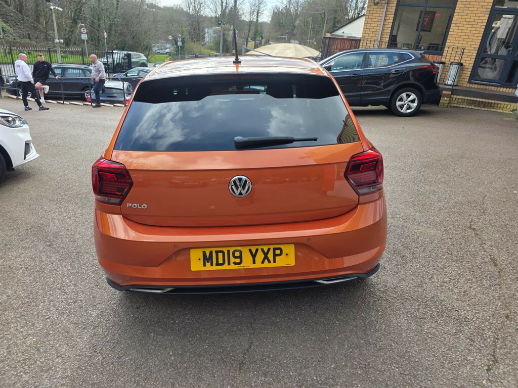 Volkswagen Polo R-line Tsi Hatchback MD19YXP Orange #5