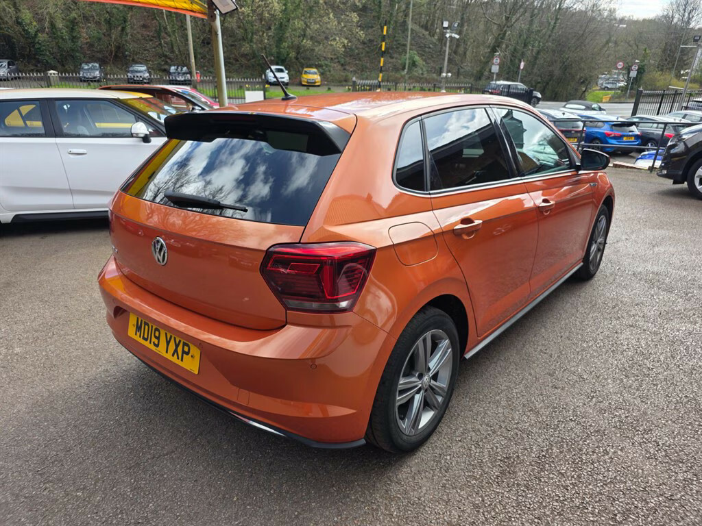 Volkswagen Polo R-line Tsi Hatchback MD19YXP Orange #6