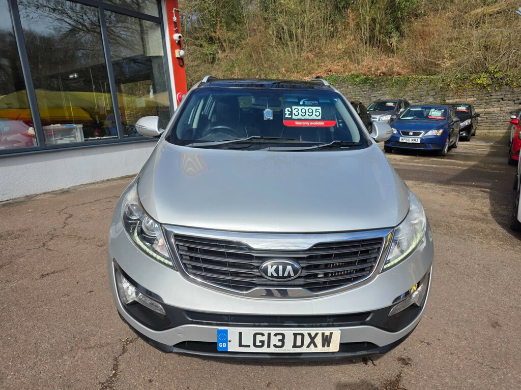 Kia Sportage Crdi 2 Estate LG13DXW Silver #2