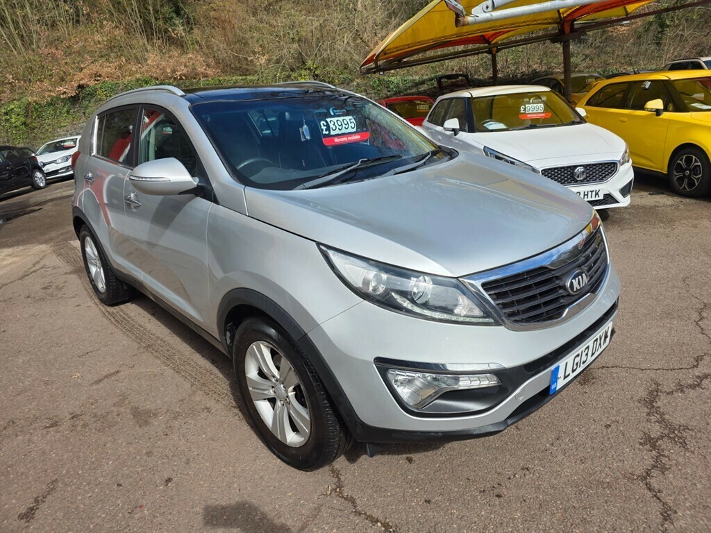 Kia Sportage Crdi 2 Estate LG13DXW Silver #3