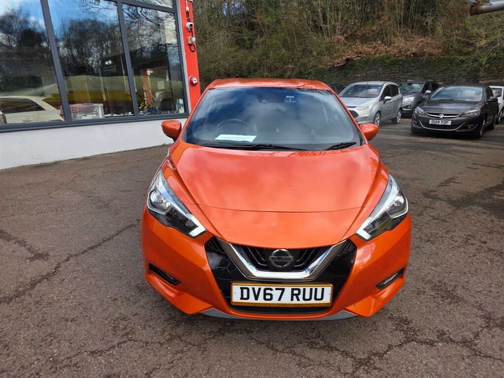 Nissan Micra Ig-t N-connecta Hatchback DV67RUU Orange #2