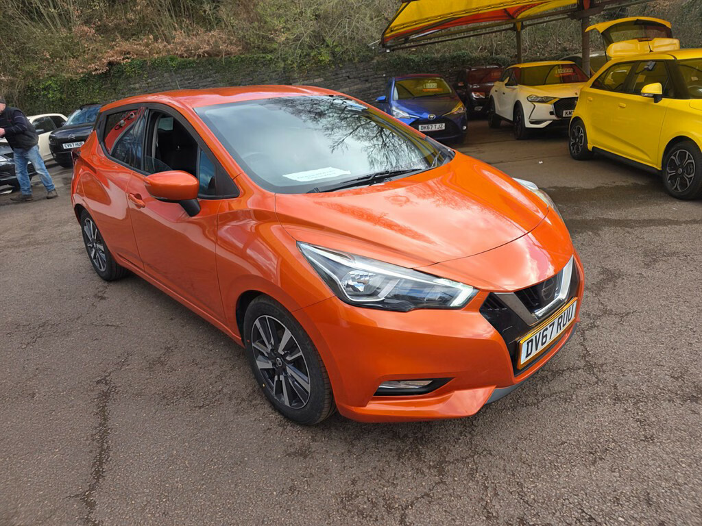 Nissan Micra Ig-t N-connecta Hatchback DV67RUU Orange #3