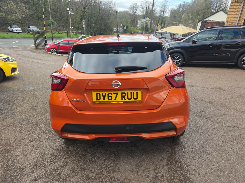 Nissan Micra Ig-t N-connecta Hatchback DV67RUU Orange #6