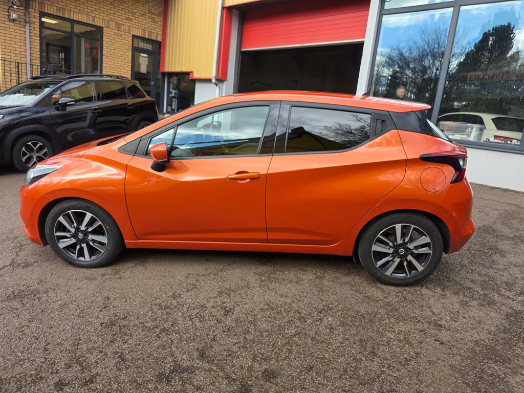 Nissan Micra Ig-t N-connecta Hatchback DV67RUU Orange #5