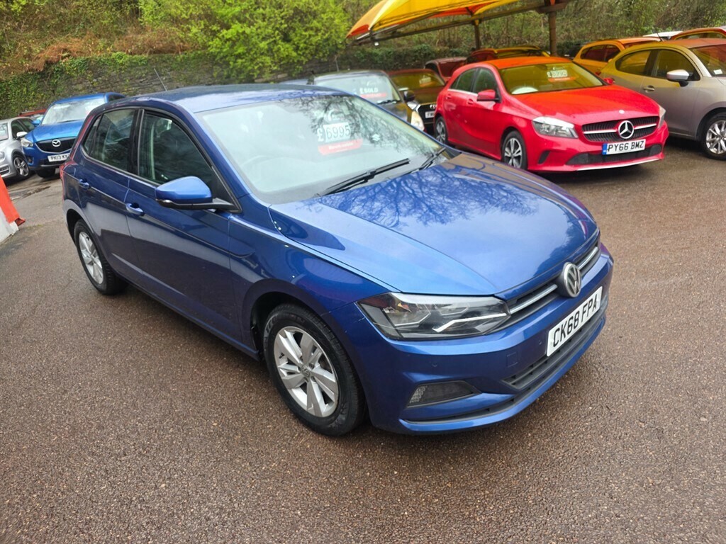 Volkswagen Polo 1.0 75 Se Hatchback CK68FPA Blue #3