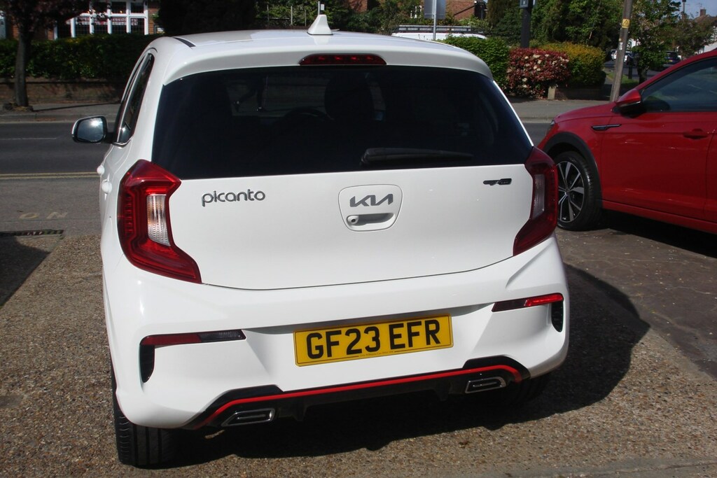 Kia Picanto 1.0 Gt-line White #4
