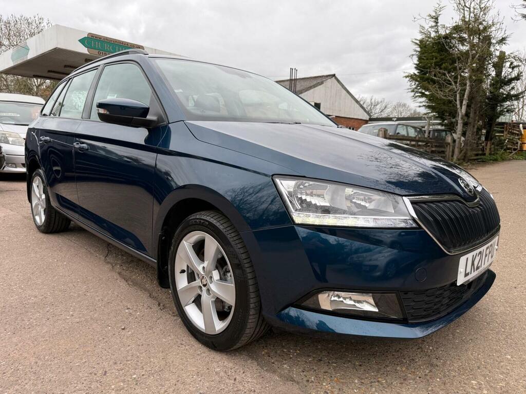 Skoda Fabia Estate 1.0 Tsi Se L Dsg Euro 6 Ss 202121 Blue
