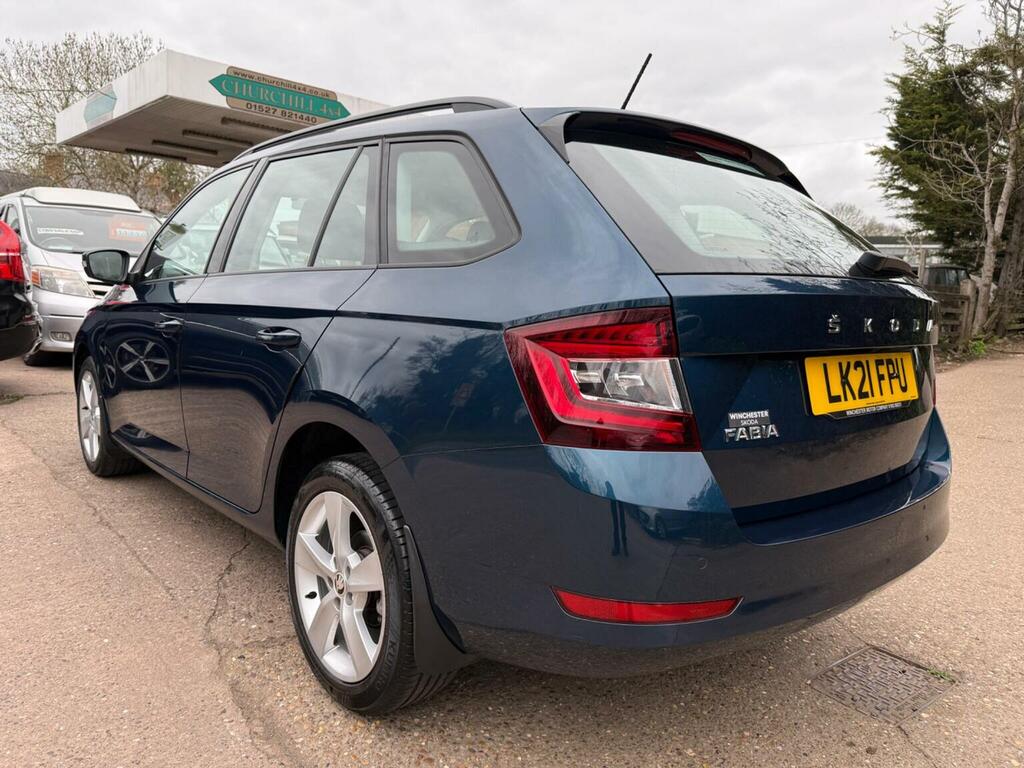 Skoda Fabia Estate 1.0 Tsi Se L Dsg Euro 6 Ss 202121 LK21FPU Blue #4