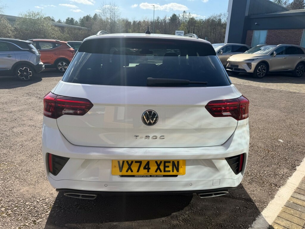 Volkswagen T-Roc 1.5 Tsi R-line Dsg Euro 6 Ss VX74XEN White #6
