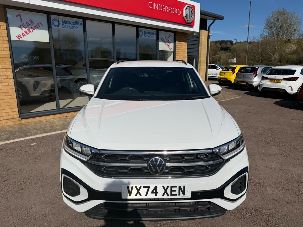 Volkswagen T-Roc 1.5 Tsi R-line Dsg Euro 6 Ss VX74XEN White #2