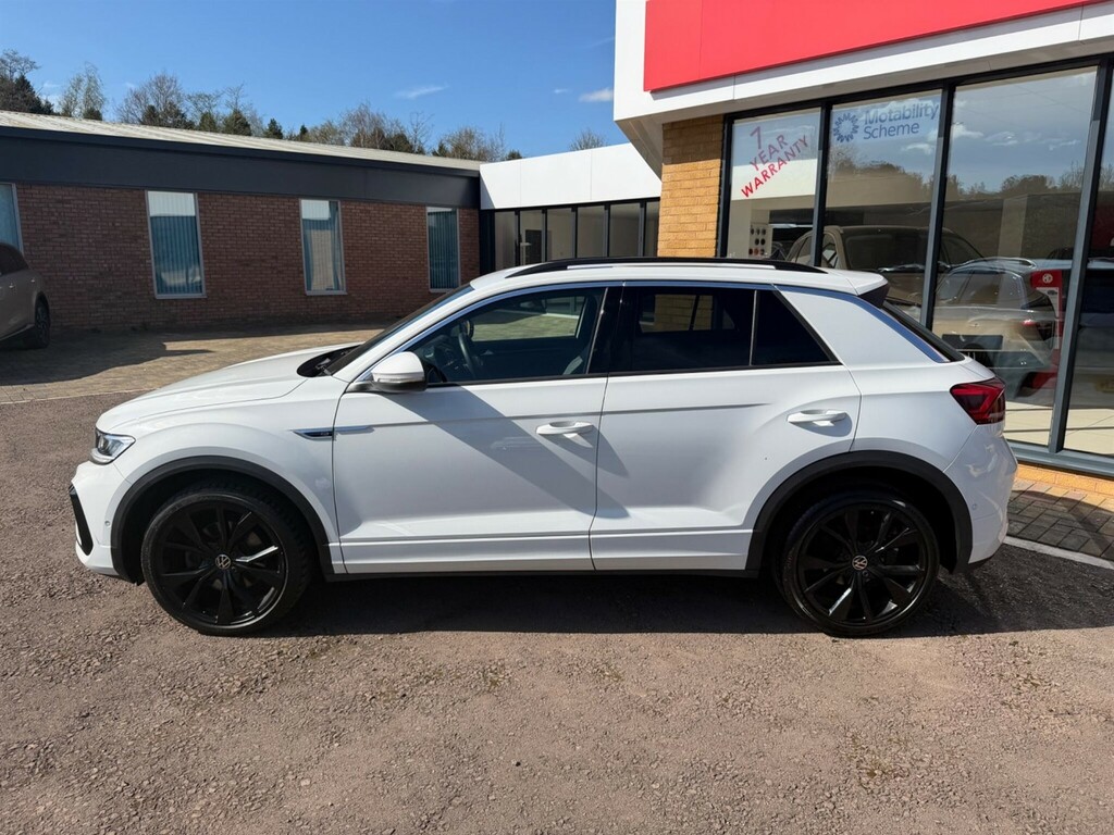 Volkswagen T-Roc 1.5 Tsi R-line Dsg Euro 6 Ss VX74XEN White #4