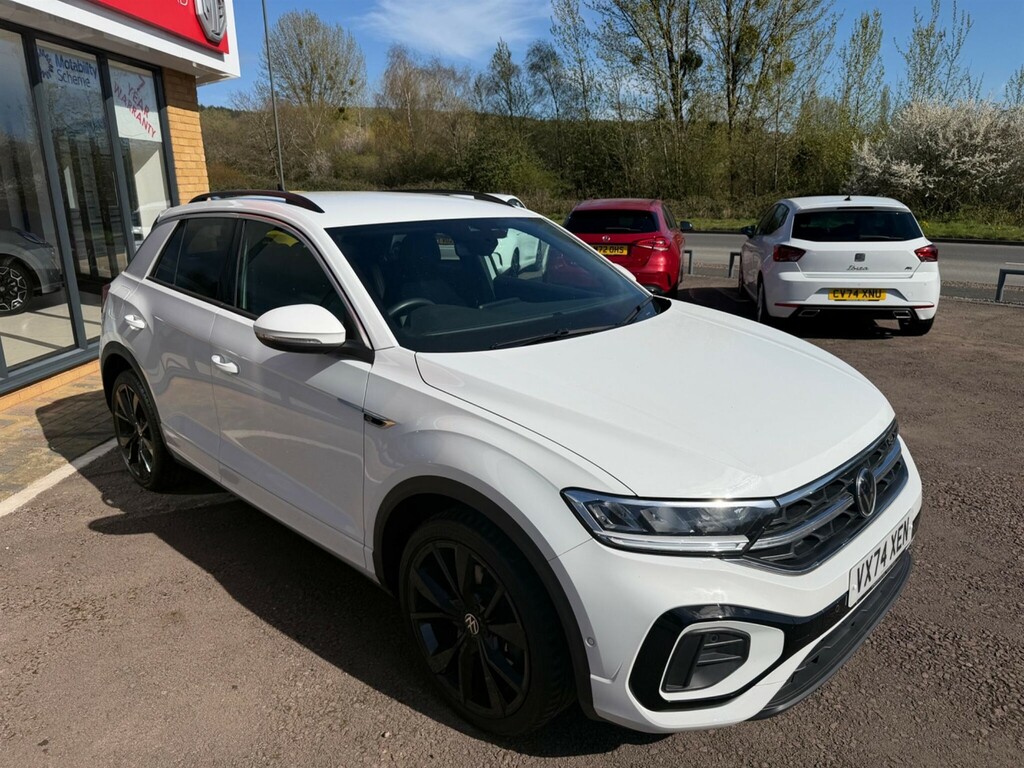 Volkswagen T-Roc 1.5 Tsi R-line Dsg Euro 6 Ss VX74XEN White #3