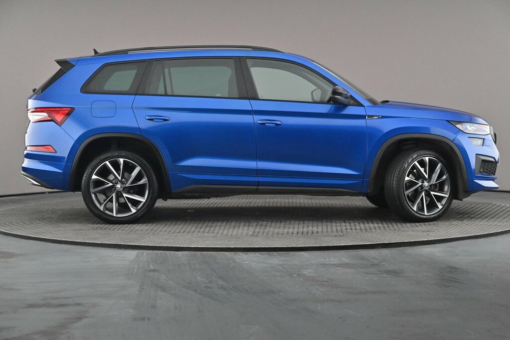 Skoda Kodiaq Sportline 7 Seats 2.0 Tdi 200 Ps 4X4 Dsg LM23NZX Blue #4