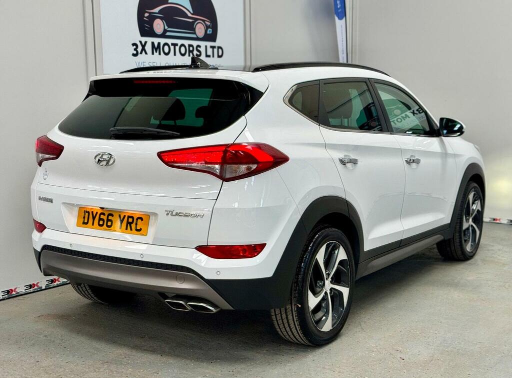 Hyundai Tucson 2.0 Crdi Premium Se 4Wd Euro 6 DY66YRC White #5