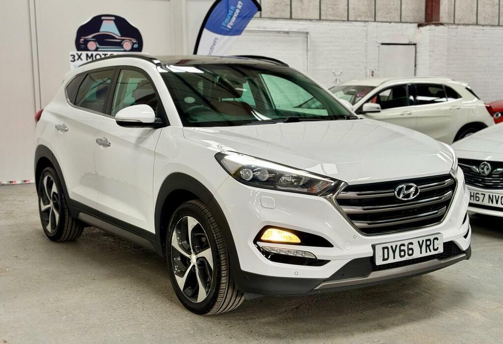 Hyundai Tucson 2.0 Crdi Premium Se 4Wd Euro 6 White