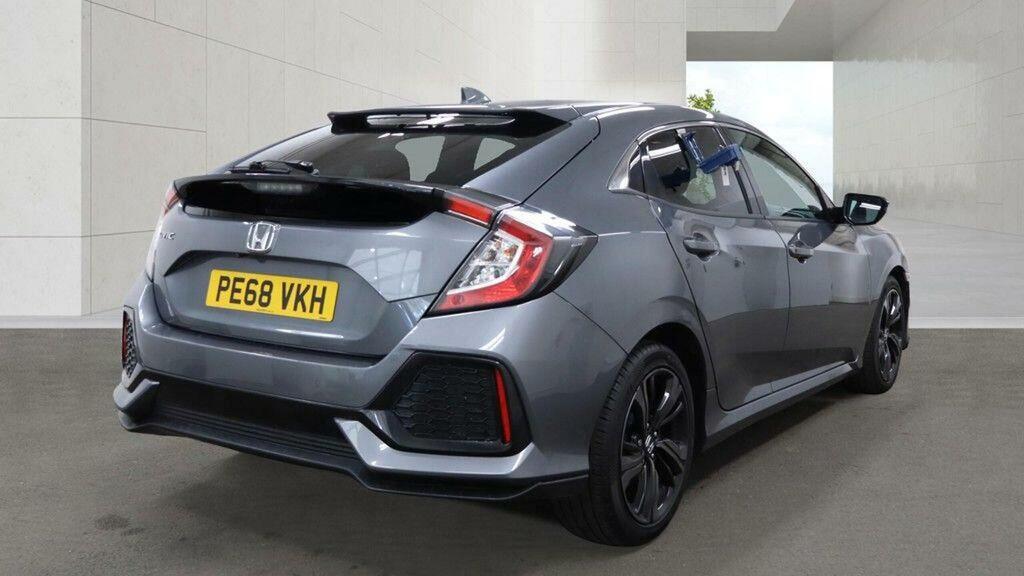 Honda Civic 1.6 I-dtec Sr Euro 6 Ss PE68VKH Grey #5