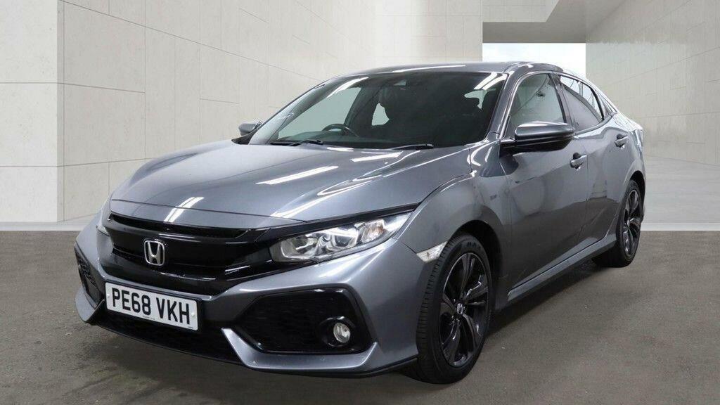Honda Civic 1.6 I-dtec Sr Euro 6 Ss PE68VKH Grey #2