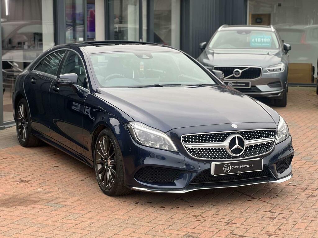 Mercedes-Benz CLS 3.0 Cls350 V6 Bluetec Amg Line Coupe G-tronic Eur Blue #4