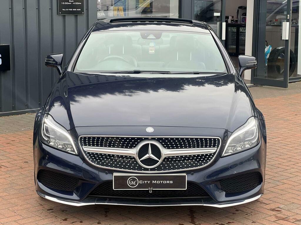 Mercedes-Benz CLS 3.0 Cls350 V6 Bluetec Amg Line Coupe G-tronic Eur Blue #3