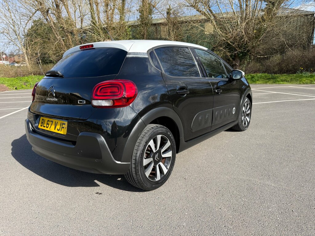 Citroen C3 1.6 Bluehdi Flair Hatchback Euro BL67VJF Black #2