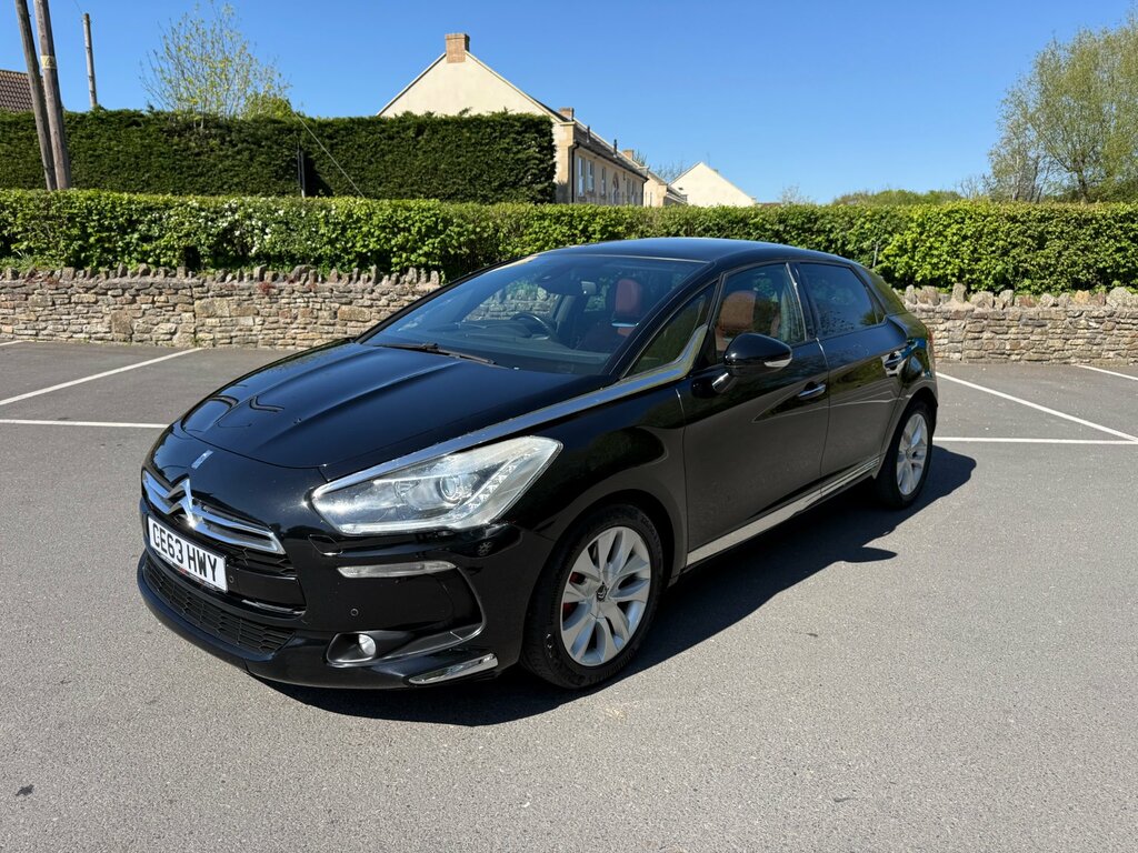 Citroen DS5 1.6 Thp Just 57K Full Red Leather Pan Roof Ve Black