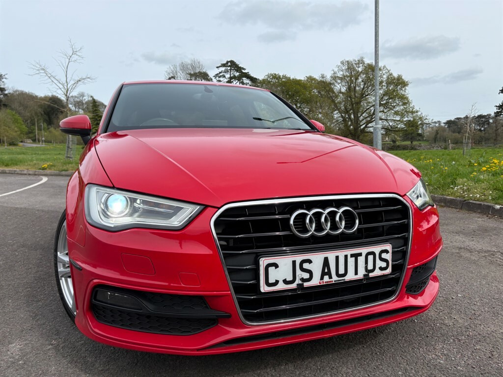 Audi A3 Tdi S Line SA14HNP Red #2