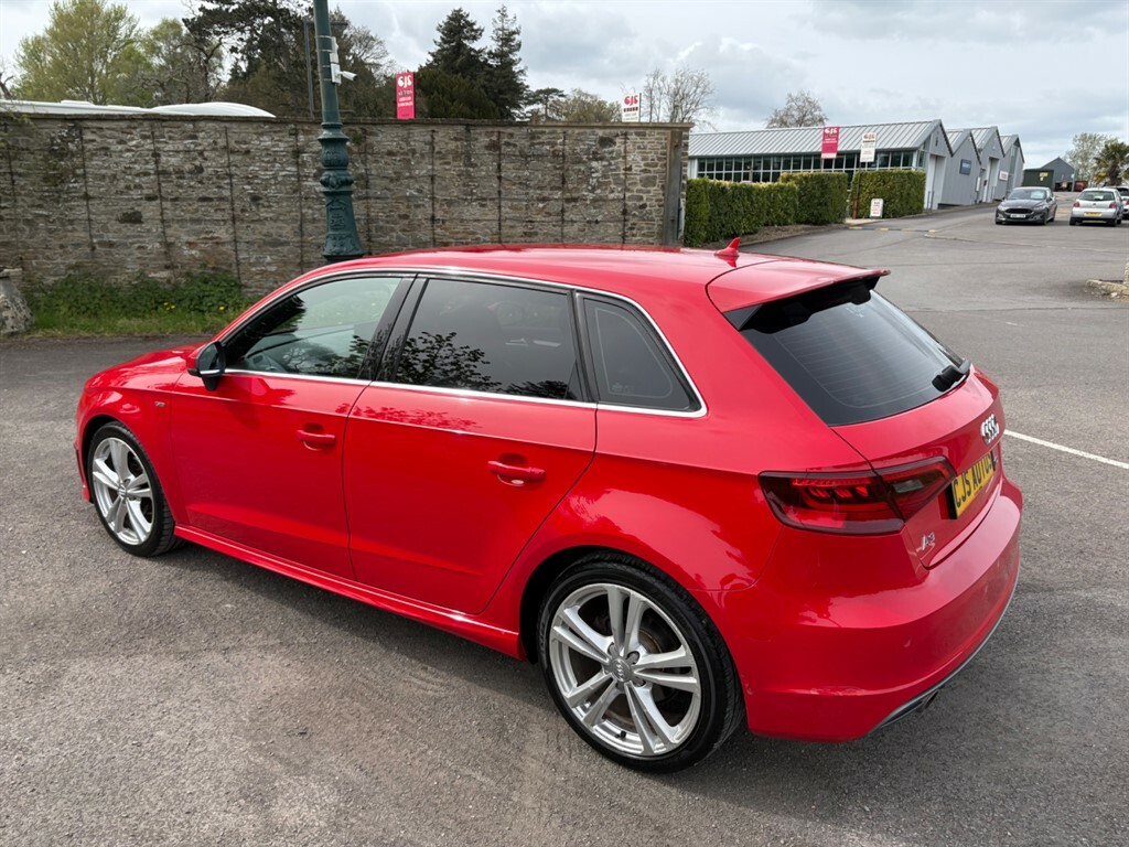 Audi A3 Tdi S Line SA14HNP Red #4