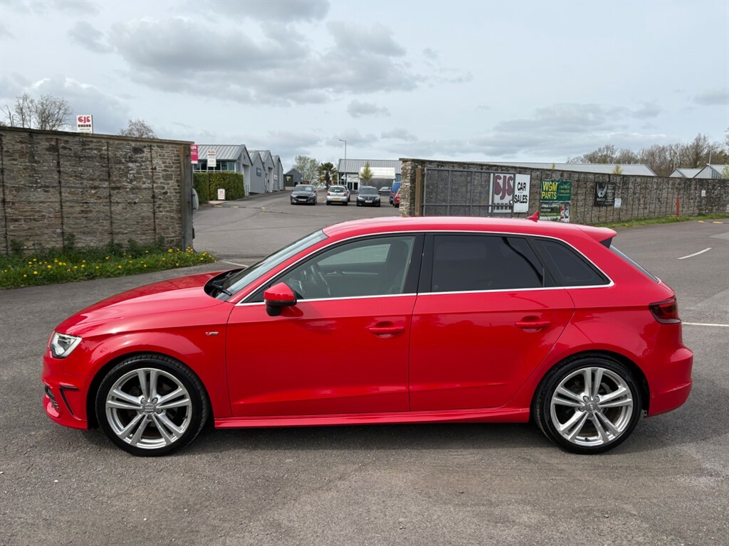 Audi A3 Tdi S Line SA14HNP Red #3