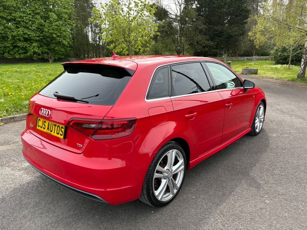 Audi A3 Tdi S Line SA14HNP Red #6
