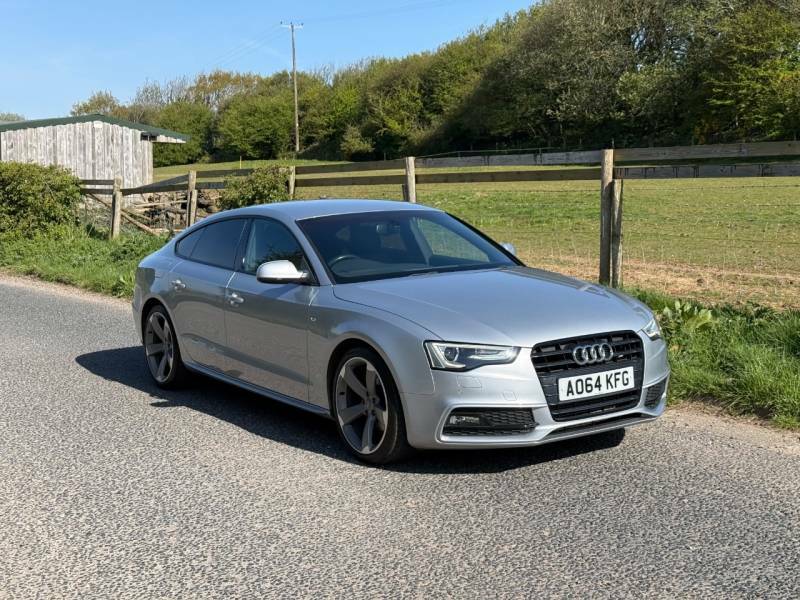 Audi A5 2.0 Tdi 177 Black Edition 5 Seat - 2014 64 AO64KFG Silver #5