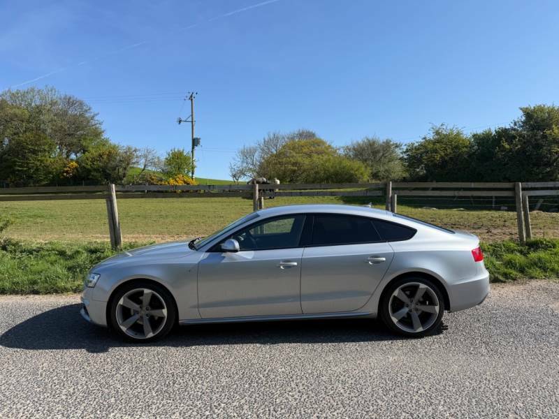 Audi A5 2.0 Tdi 177 Black Edition 5 Seat - 2014 64 AO64KFG Silver #3