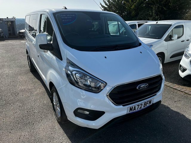 Ford Transit Custom 2.0 300 Ecoblue Limited Crew Van L2 H1 Euro 6 S S MA72BFM White #2