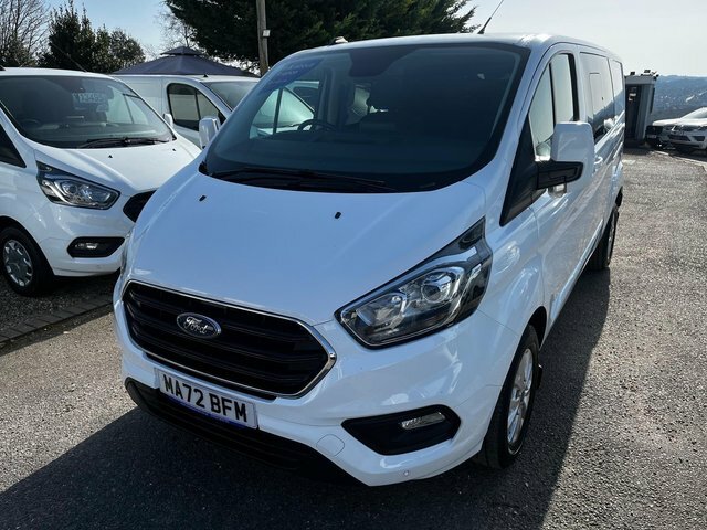Ford Transit Custom 2.0 300 Ecoblue Limited Crew Van L2 H1 Euro 6 S S MA72BFM White #3