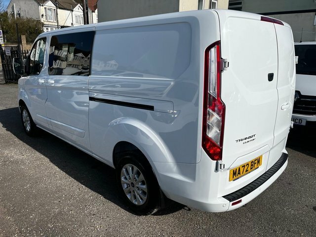 Ford Transit Custom 2.0 300 Ecoblue Limited Crew Van L2 H1 Euro 6 S S MA72BFM White #6