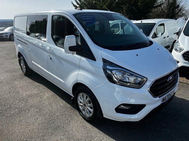 Ford Transit Custom 2.0 300 Ecoblue Limited Crew Van L2 H1 Euro 6 S S White