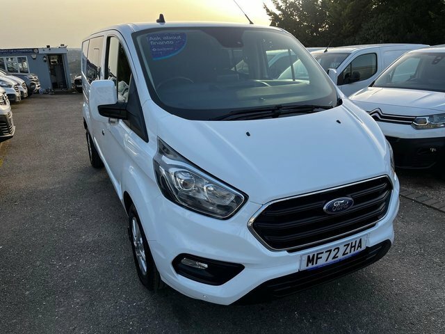 Ford Transit Custom 2.0 300 Ecoblue Limited Crew Van L2 H1 Euro 6 S S MF72ZHA White #2