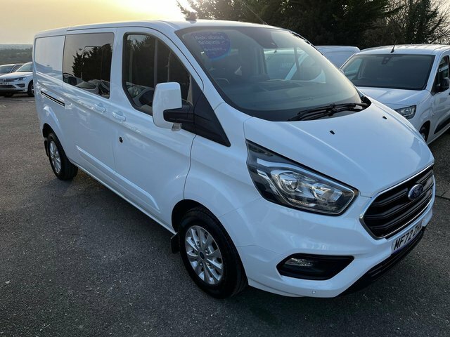 Ford Transit Custom 2.0 300 Ecoblue Limited Crew Van L2 H1 Euro 6 S S White