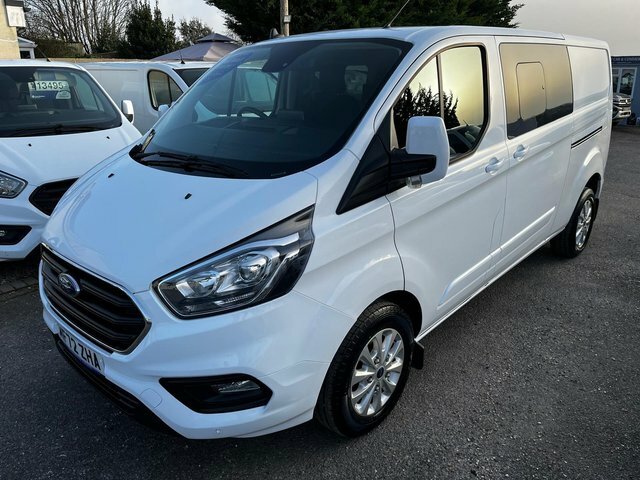 Ford Transit Custom 2.0 300 Ecoblue Limited Crew Van L2 H1 Euro 6 S S MF72ZHA White #4