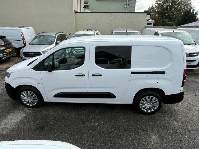 Peugeot Partner 1.5 Bluehdi 850 Professional Long Crew Van Double NU21GVL White #5
