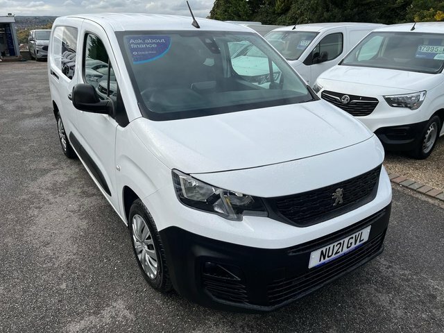 Peugeot Partner 1.5 Bluehdi 850 Professional Long Crew Van Double NU21GVL White #2
