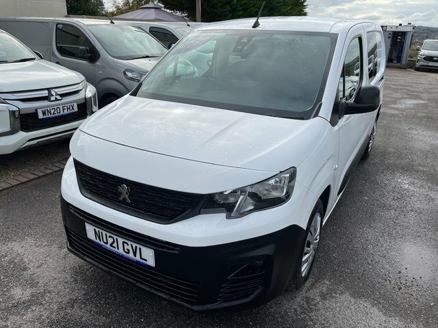 Peugeot Partner 1.5 Bluehdi 850 Professional Long Crew Van Double NU21GVL White #3