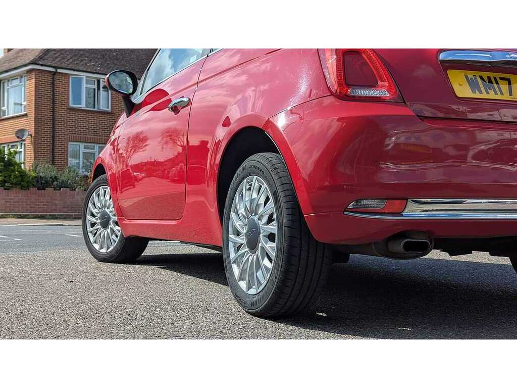 Fiat 500 1.2 Lounge Hatchback Euro 6 Ss WM17XNA Red #5