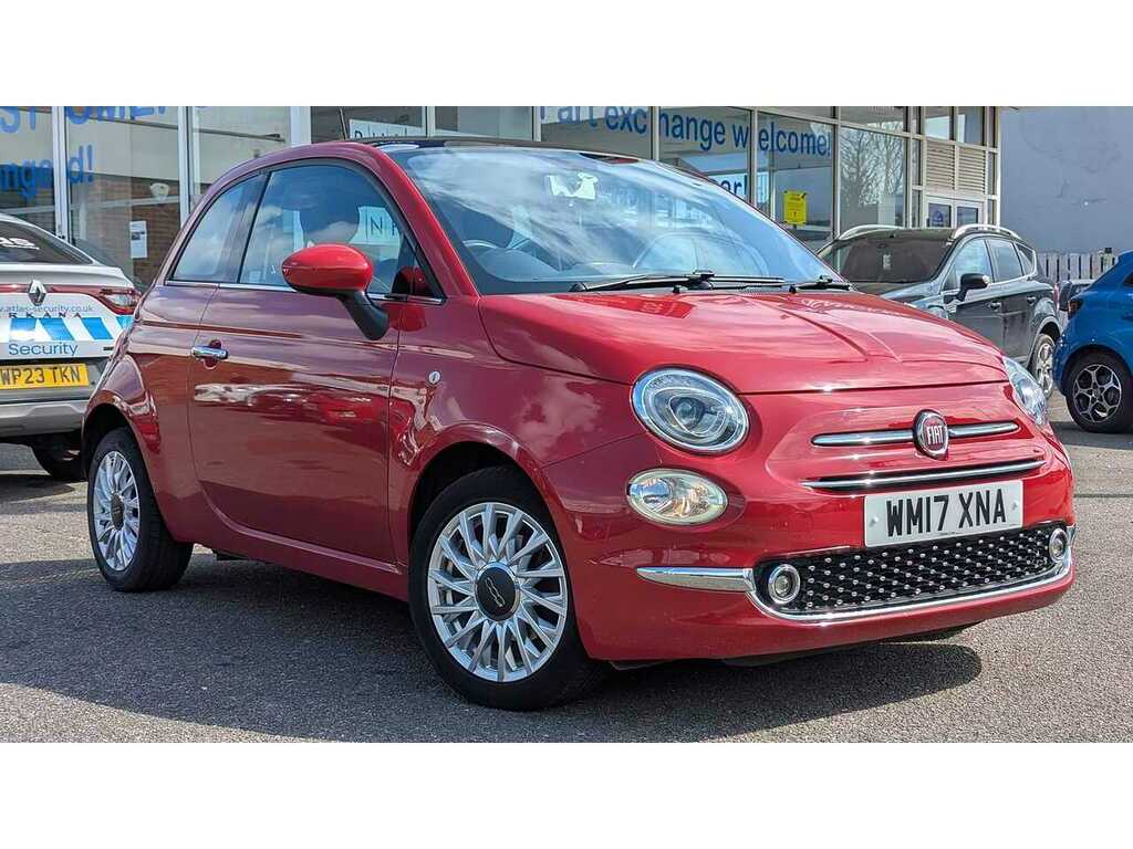 Fiat 500 1.2 Lounge Hatchback Euro 6 Ss Red