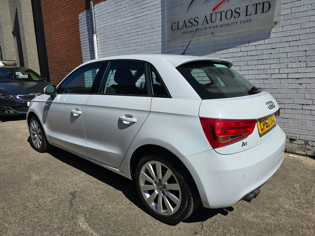 Audi A1 1.4 Tfsi Sport Sportback S Tronic Euro 5 Ss CP62CFZ White #5